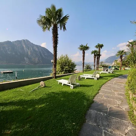 Luganersee, Pool, Strand, Parkplatz, Appartamento Bissone